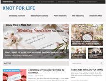 Tablet Screenshot of knotforlife.com